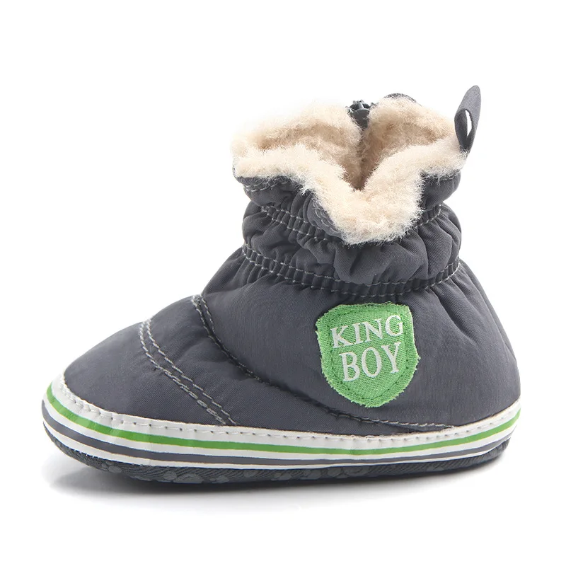 Новая зимняя обувь для маленьких мальчиков 3 цвета теплая Модная Повседневная