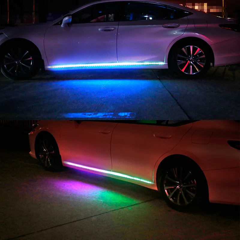 Rgb-гибкая Светодиодная лента для автомобиля новый контроль декоративная