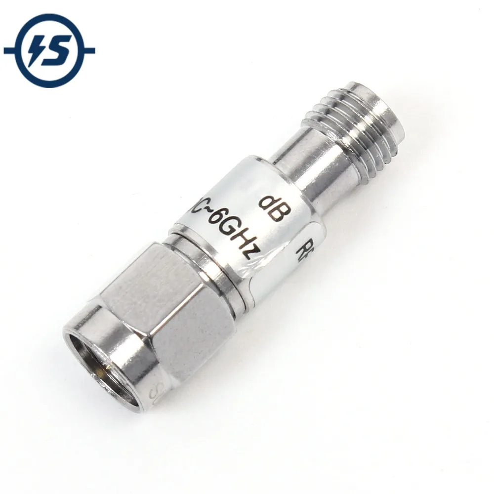 SMA Фиксированный аттенюатор 1dB 40dB DC 6 GHz 2W Коаксиальная фиксированная частота