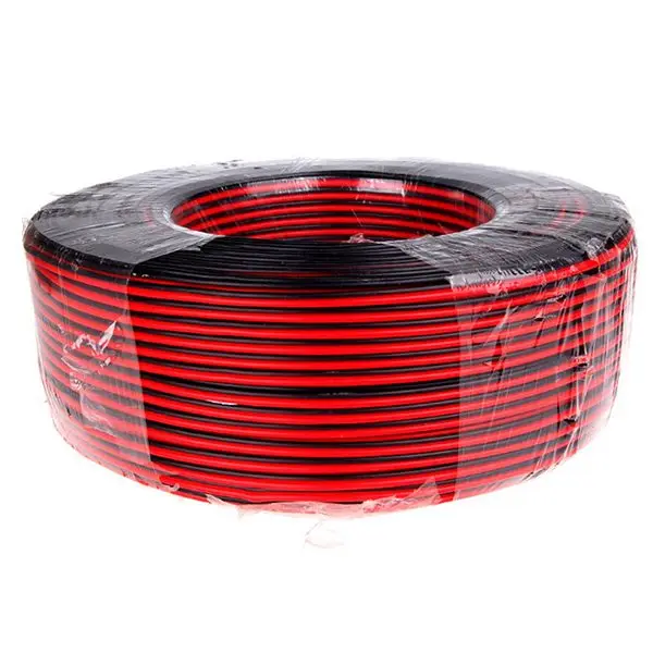 22 Калибр 8 м красный черный провод на молнии AWG кабель питания заземление