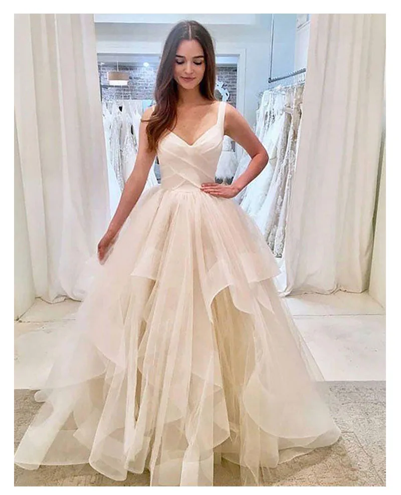 Платье для свадьбы с рюшами розовое романтичное 2019|Свадебные платья| |