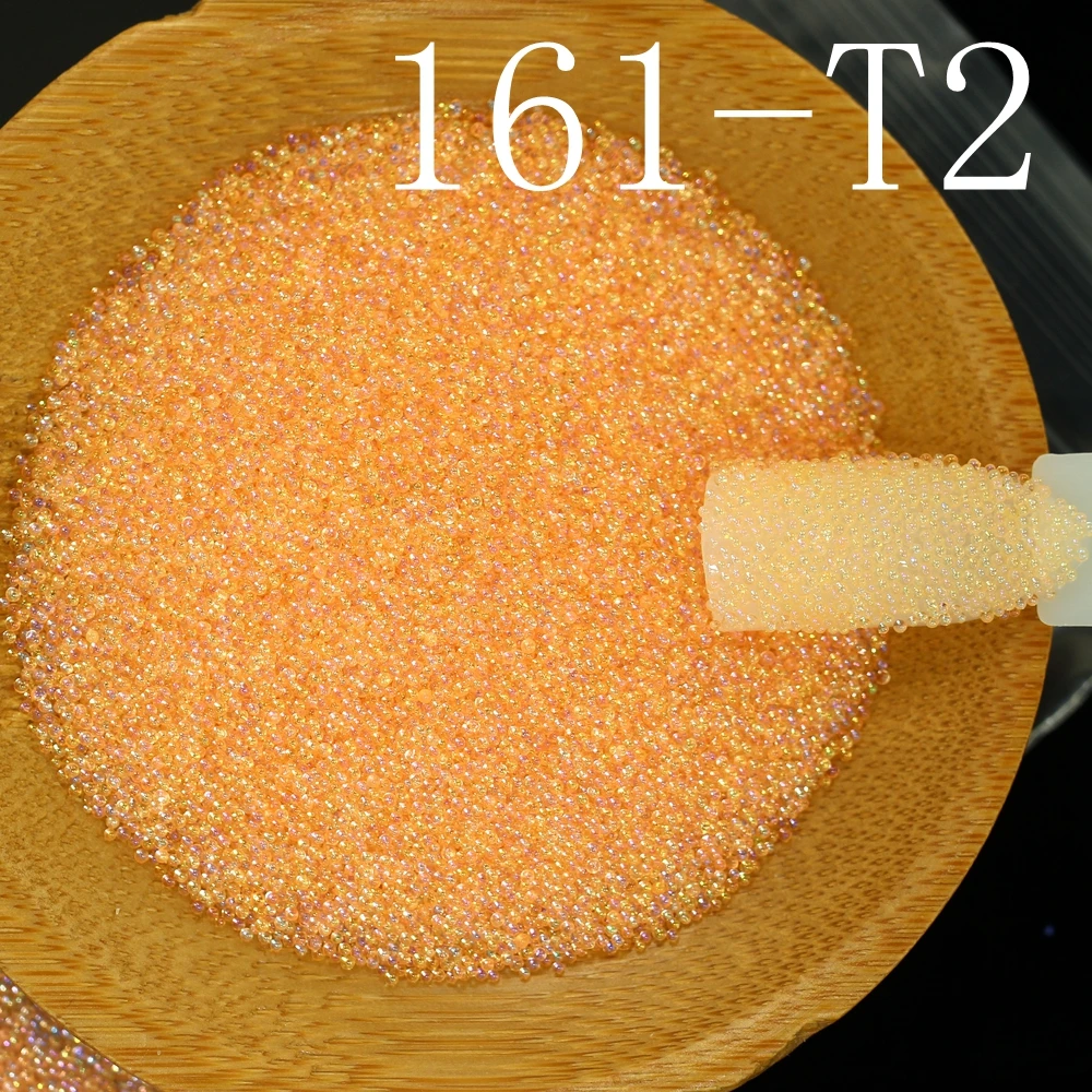 161-T2 8 г цветные яркие микро бусины Стразы смешанные градиентные цвета 3D кончик украшения ногтей для УФ-гель для маникюра дизайн ногтей - Цвет: 161-T2