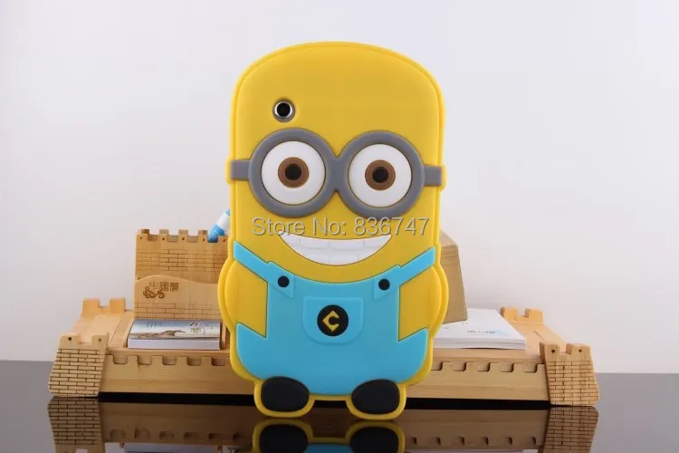 10 шт./лот мультфильм гадкий я миньоны чехол для Samsung tab 2 7.0 P3100 P3110 миньон кожи |