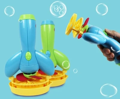 Игрушечный пистолет детский аппарат для выдувания мыльных пузырей детей