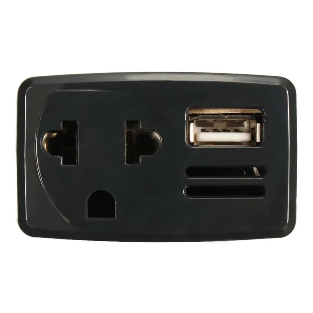 DC 12 V/24V к переменному току 220V зарядных порта USB для автомобиля мобильный Мощность