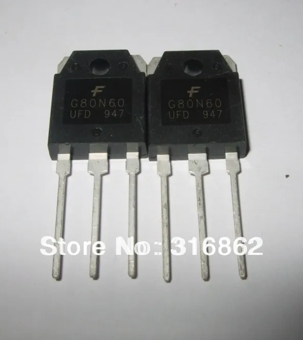 G80N60 SGH80N60UFD 80A 600V IGBT транзистор TO 247 10 шт./лот Бесплатная доставка диодный модуль