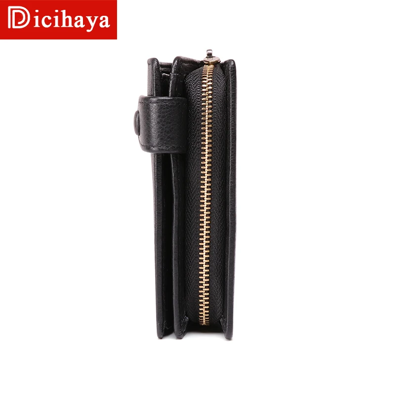 Брендовый кошелек DICIHAYA мужские кошельки из натуральной кожи Короткий Мужской