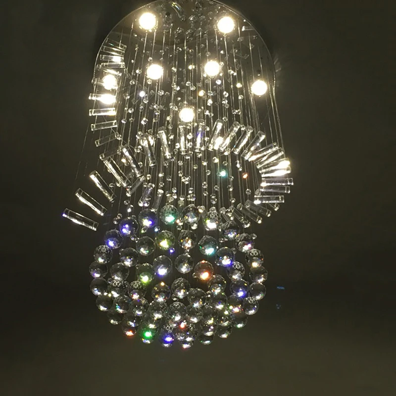 Хрустальная Европейская традиционная люстра в стиле лофт современная лампа