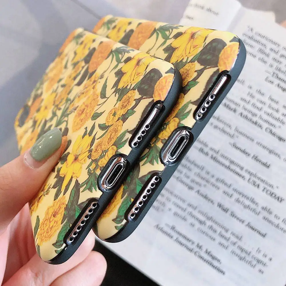 KISSCASE рельефный чехол для телефона с цветочным рисунком iPhone 6 6S 7 8 Plus X модные чехлы