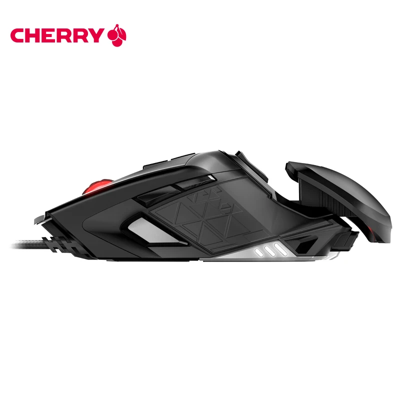 Оригинальная проводная мышь CHERRY CM9620 Esport, игровая оптическая мышь 16,7 миллионов RGB, регулируемая 12000 точек/дюйм, 9 программируемых кнопок