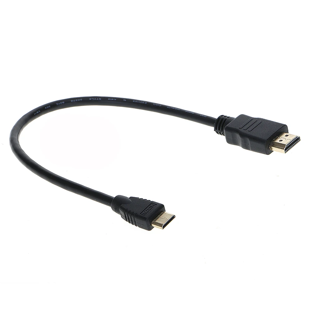 HDMI к Mini HDMI Тип C видео кабель Соединительный адаптер для ТВ HD tv DV 1080p