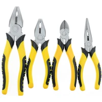 8 inch 6 inch diagonal long nose plier wire cutter tool