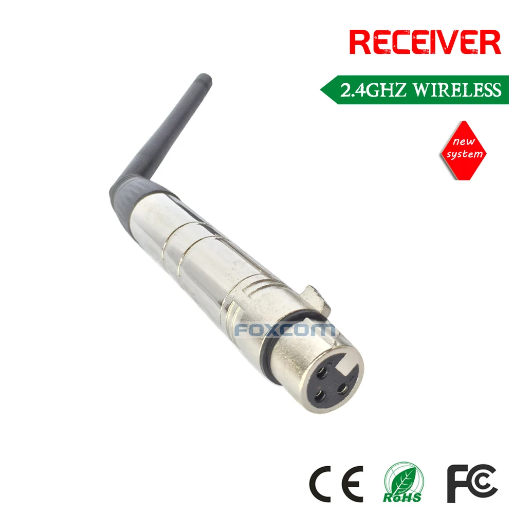 DHL/UPS Бесплатная доставка 2 4G беспроводной DMX512 передатчик и приемник для