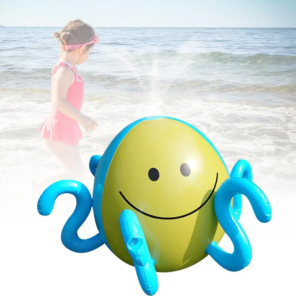 

Inflatable Water Spray Ball Octopus Summer Children Outdoor Playing Water Game Water Jet Beach Balls Kids Lawn Game Spraying Toy