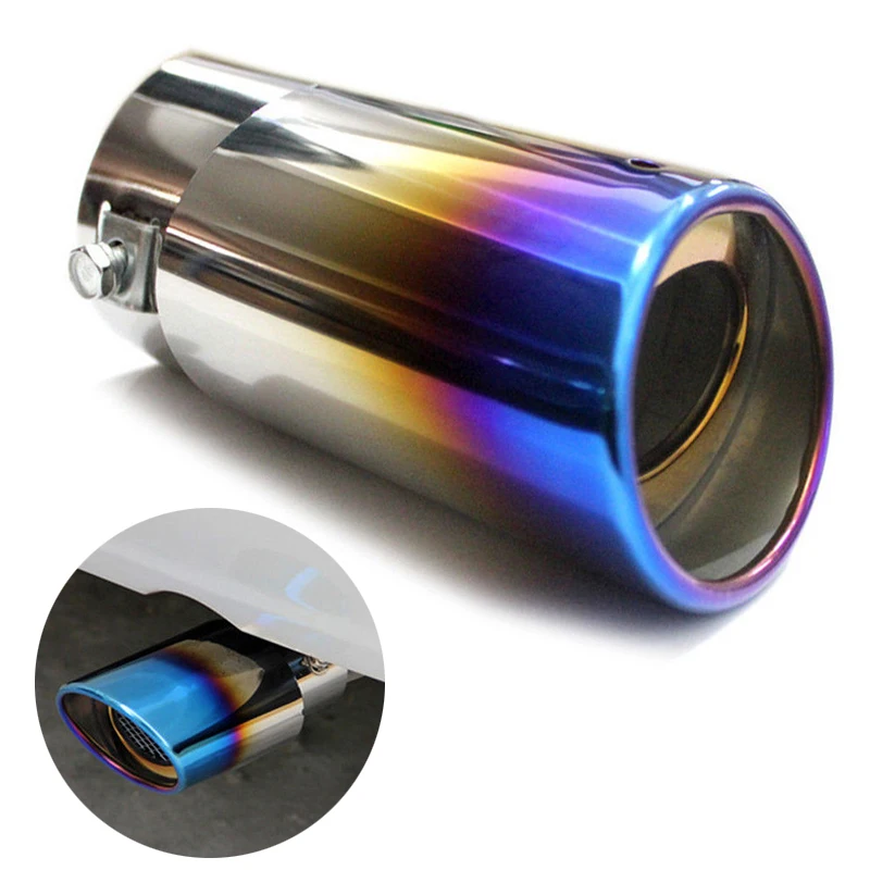 JX LCLYL яркие наконечники для глушителя выхлопной трубы из нержавеющей