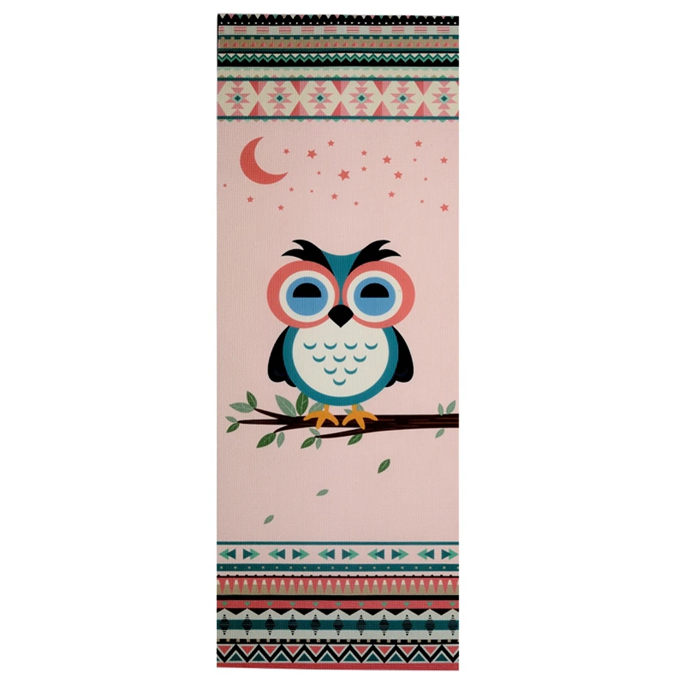 Натуральный ПВХ коврик для йоги Chastep Нескользящий Впитывающий пот 183*61 см * 6 мм