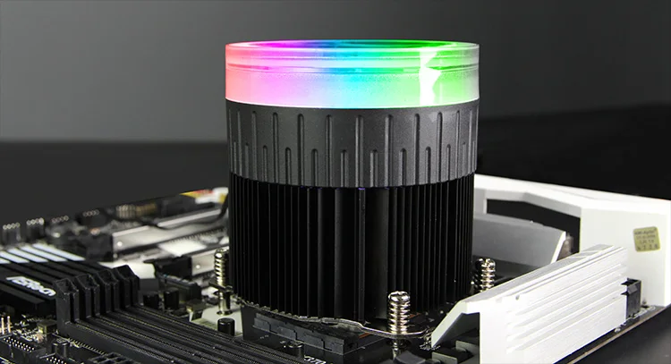 JONSBO CR-801, цветная версия стримера, RGB, нажимной радиатор для процессора, PWM, контроль температуры, мультиплатформенная поддержка