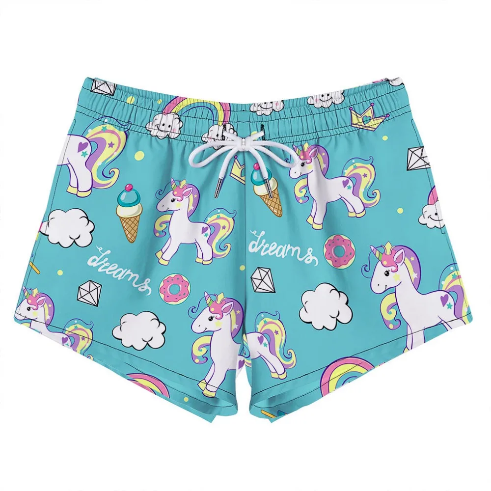 Women's Yoga Shorts Quick-drying Print Fitness Running Elastic Tight Summer Gym Sport for Women Workout Leggings XS-XL | Спорт и