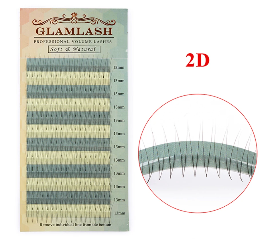 GLAMLASH,, готовые вееры, 2d 3d 4d 5d 6d, русский объем, ресницы, синтетические норковые ресницы для наращивания, Индивидуальные ресницы премиум класса