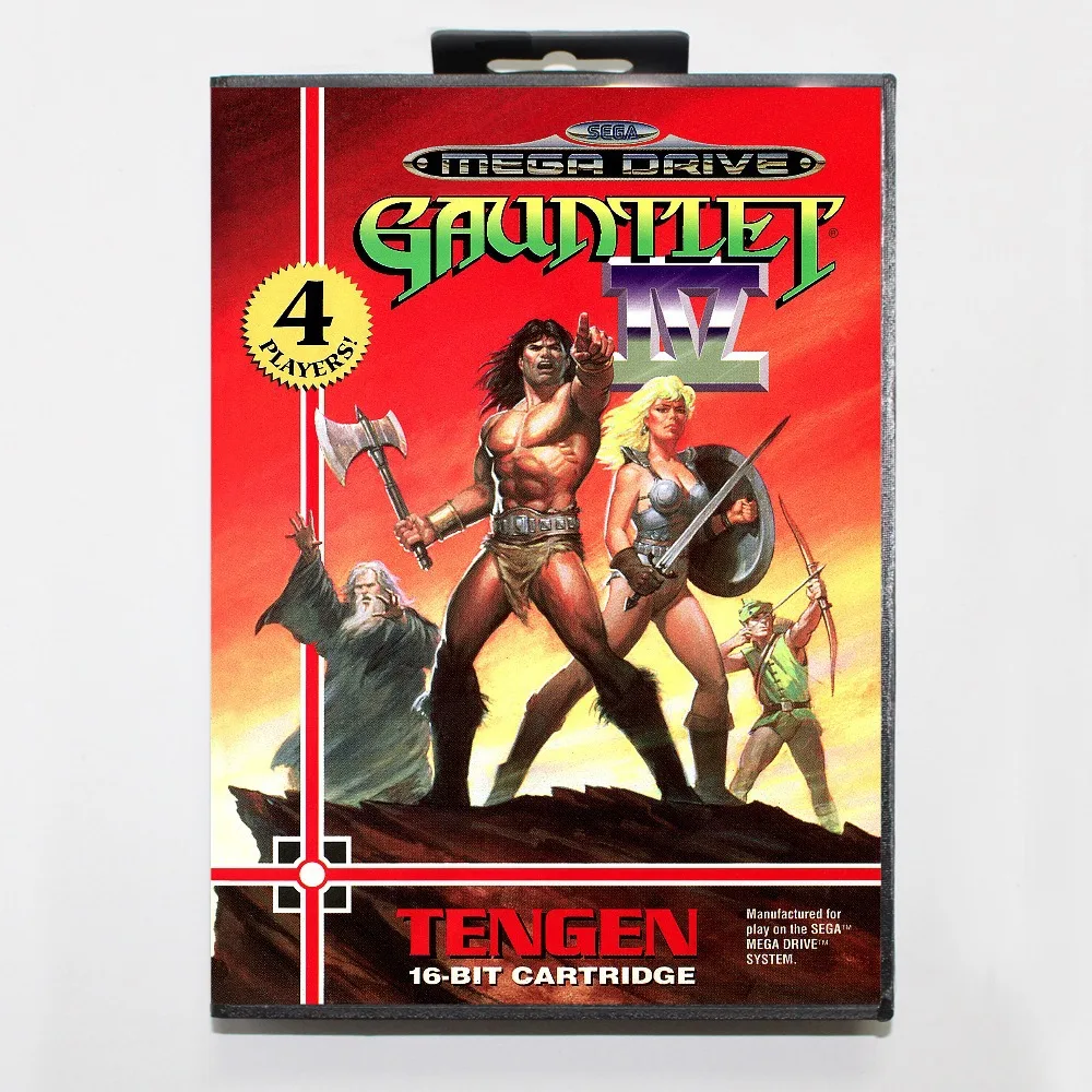 Игровой картридж Gauntlet IV 16 бит игровая карта MD с розничной коробкой для Sega Mega Drive
