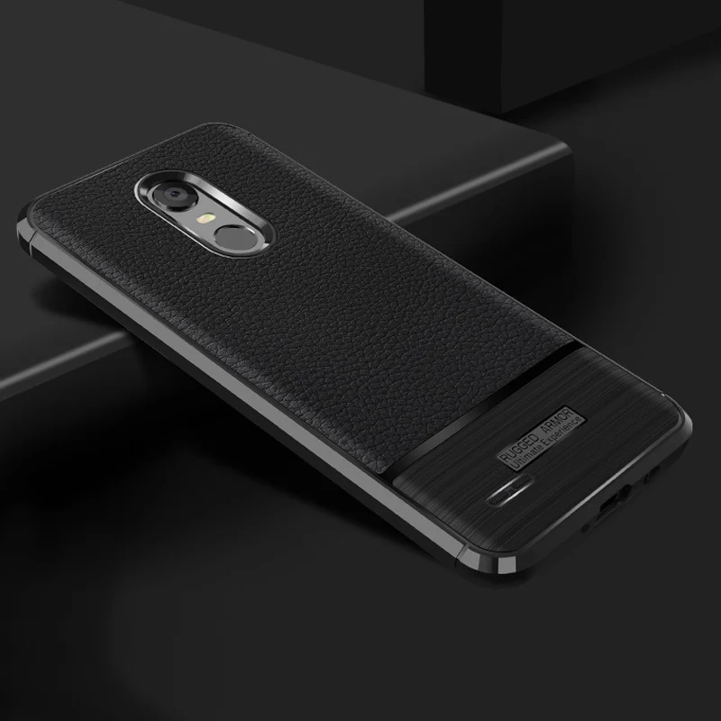 Кожаный чехол для телефона с рисунком личи LG K10 Alpha 2018 тонкий Силиконовый