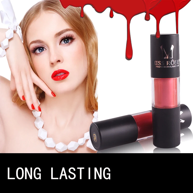 Miss rose Металлический блеск для губ 5g 12 цветов водостойкая стойкая зеркальная