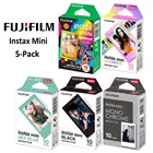 Для Fujifilm Instax Mini 8 9 11 Film Camera 50 листов мгновенная фотобумага (Rainbow, Macaroon, MonoChrome, черный, синий)