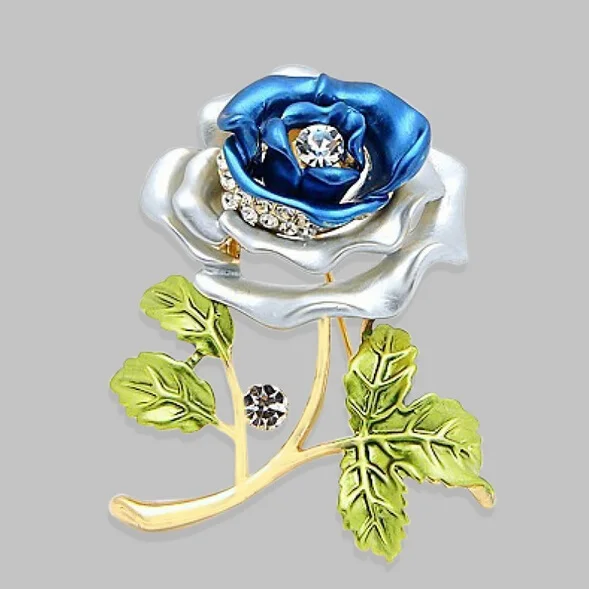 Брошь со стразами розового и красного цвета 4 броши с розами для женщин мужчин