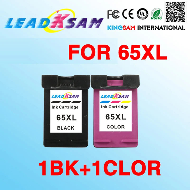Чернильный картридж LeadKsam совместимый с hp 65 65xl для чернильный принтера DeskJet 3720 3732