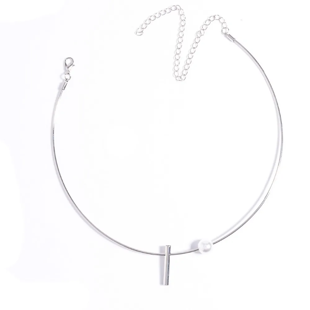 Новый Морден Torques жемчужное кольцо золотого цвета серебряного колье ожерелье для