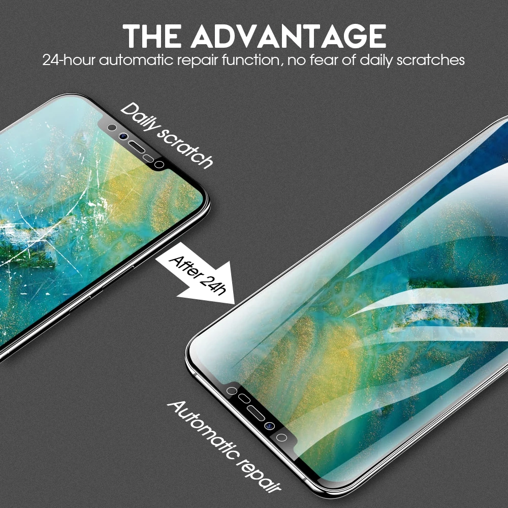 Мягкая Гидрогелевая пленка с полным покрытием для Huawei Honor 20 Pro 10i 20i V20 10 Lite Защита