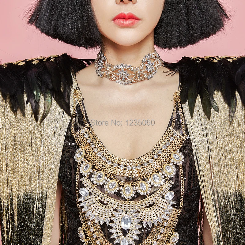 WYY Singer платья с бахромой костюмы для бальных танцев одежда диджея юбка