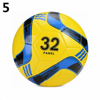 Yellow 5 Premier Football Official Size 3 4 5 Soccer League Outdoor PU Target Match Training Ball Custom Gift - Цвет: Yellow 5