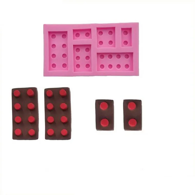 6 полостей домино искусственная помадка конфеты мыло декоративные инструменты