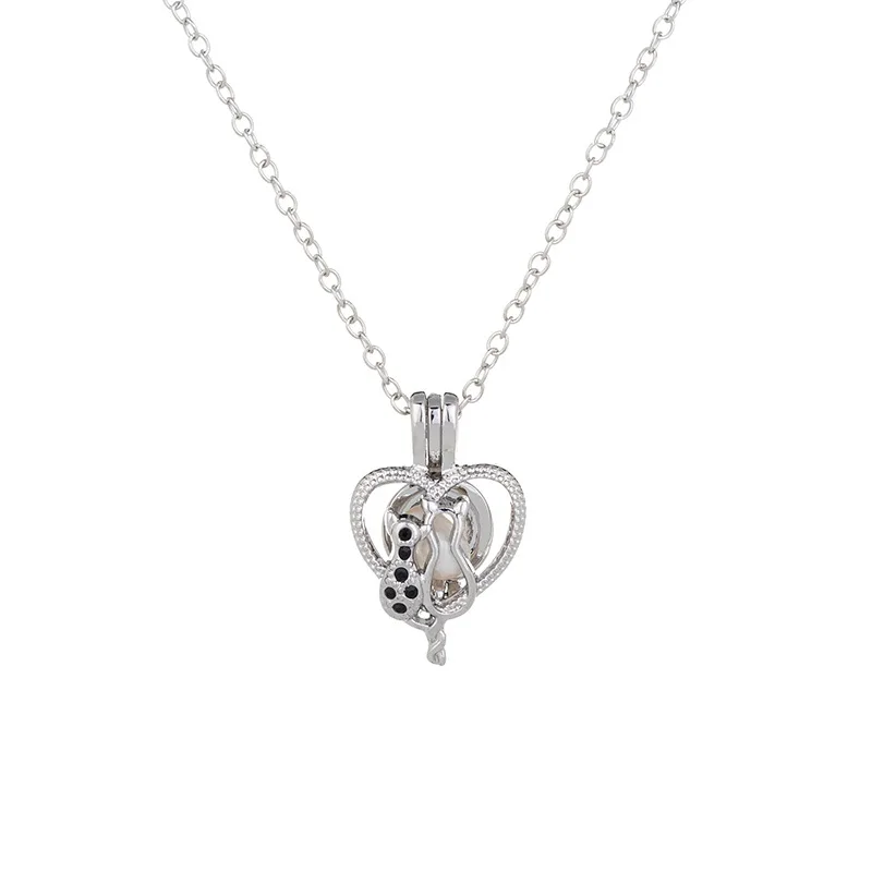 Stainless Steel Dog Heart Necklaces Pendants for Women Everyday Jewelry Fashion Elephant Necklace Gold Collier | Украшения и