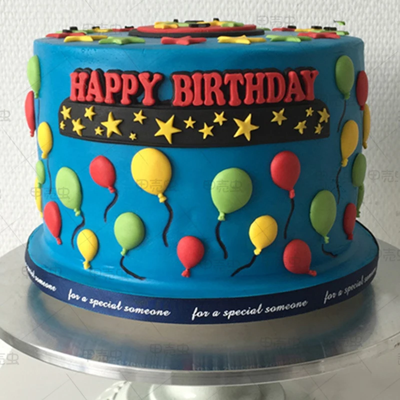 1 шт. силиконовая форма для мыла на день рождения|fondant cake decorating tools|cake toolsdecorating tools |