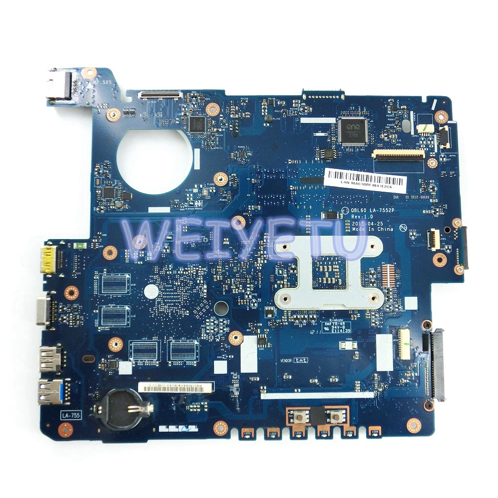 K53Z LA-7552P Motherboard REV 1.0 For ASUS K53T X53T Laptop motherboard Mainboard K53TA TK 100%Tested | Компьютеры и офис