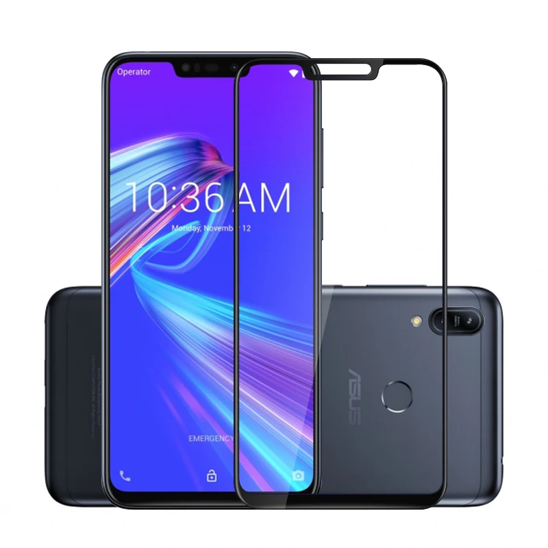 Полное покрытие закаленное стекло для ASUS Zenfone Max M1 M2 ZB633KL ZB555KL ZB631KL Защитное ZA550KL