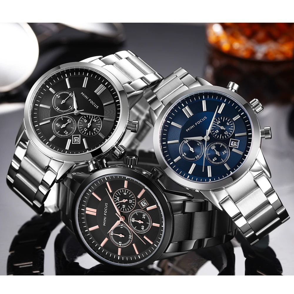 

MINIFOCUS Men Watch Top Luxury Brand Sport Watches Mens Quartz Wristwatch Male Clock Relogio Masculino MF0188G.05
