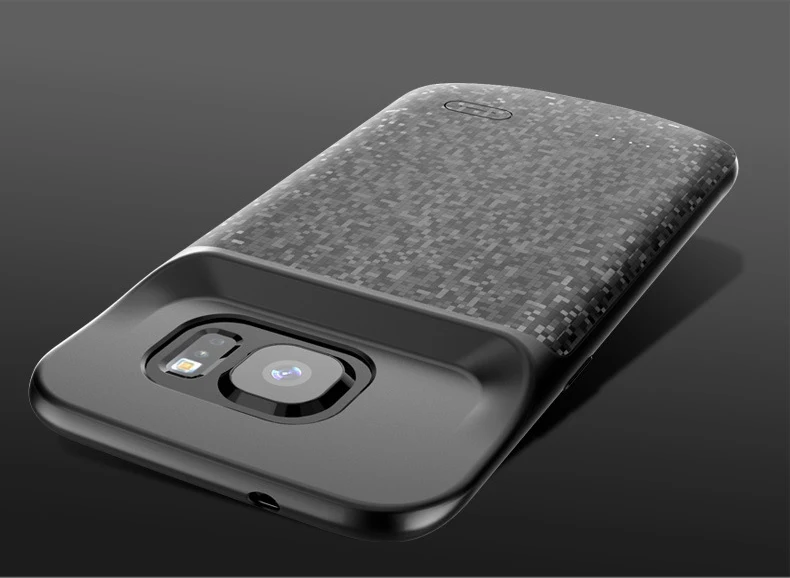Чехол с аккумулятором S7 для Samsung Galaxy силиконовый ударопрочный чехол зарядным
