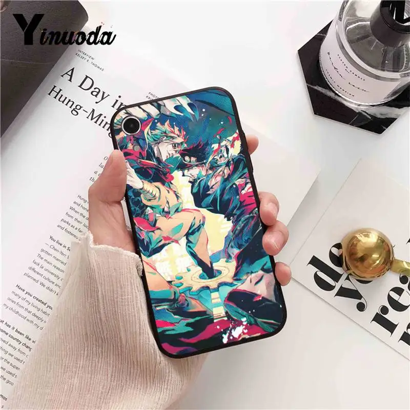 Yinuoda JoJo Необычные Приключения аниме окрашенные Телефон чехол для iPhone X XS MAX 6 6S 7 7plus