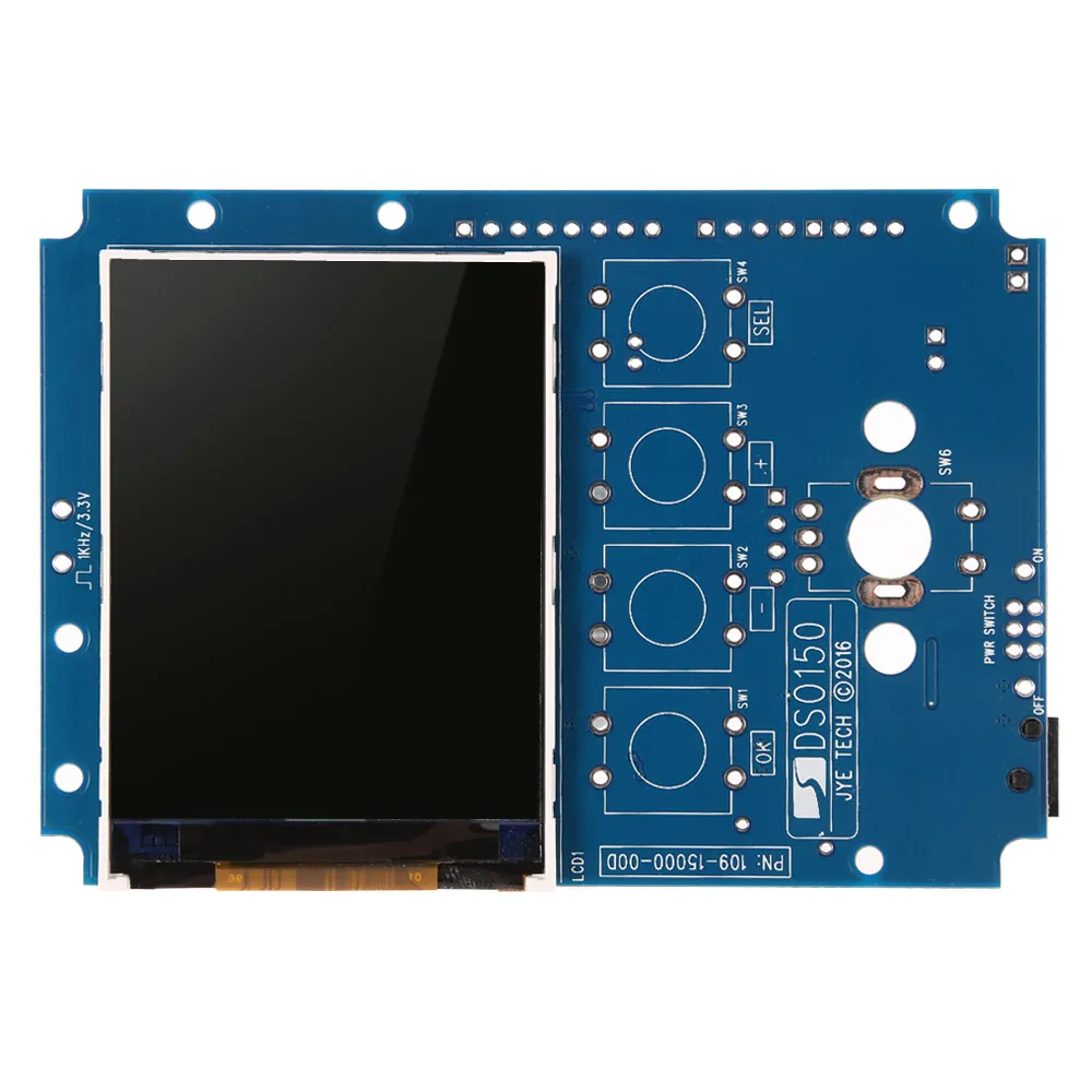Цифровой осциллограф DIY Kit части с Чехол SMD спаянный электронный Обучающий набор 1MSa/s 0-200 кГц 2," TFT карманный размер