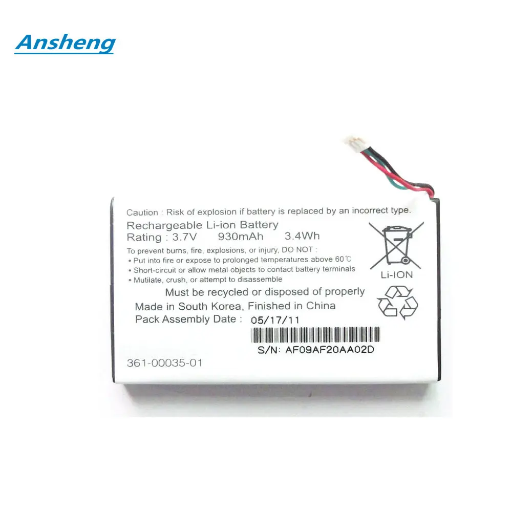3,7 V 361-00035-01 930 mAh батарея для Garmin Nuvi 1200 1205 1205 W 1250 1255 W 1260 1260 W 140 T 150 T 2595LMT