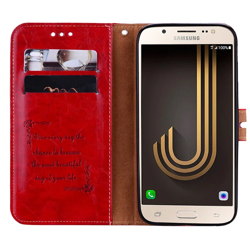 Магнитный чехол-книжка с бумажником кожаный чехол для samsung Galaxy J5 2016 2017 ЕС-версии |