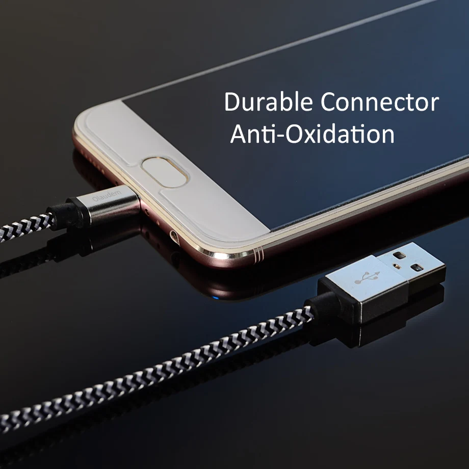 Шейные скобки... мобильный телефон кабель Micro USB кабели плетеный нейлоновый usb Android