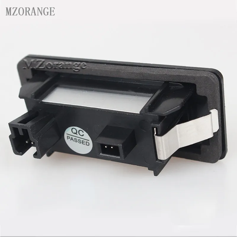 MZORANGE белый 24-SMD светодиодный номерной знак света для SKODA Octavia 3/превосходные B6 Combi/Rapid Yeti/SKODA Fabia, комплект из 2 предметов
