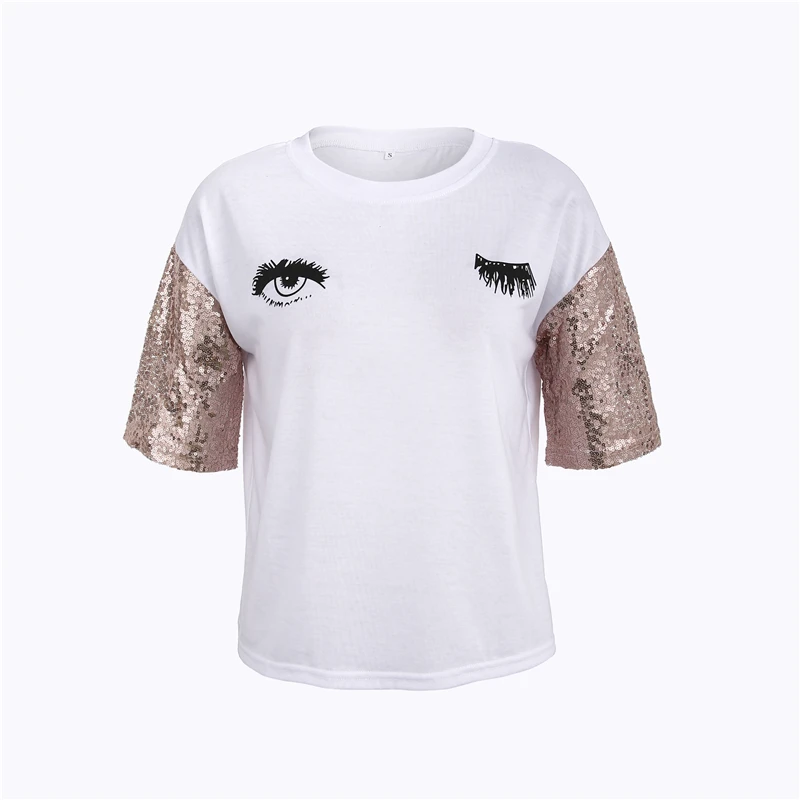 Женская футболка с коротким рукавом и круглым вырезом Мягкая Повседневная