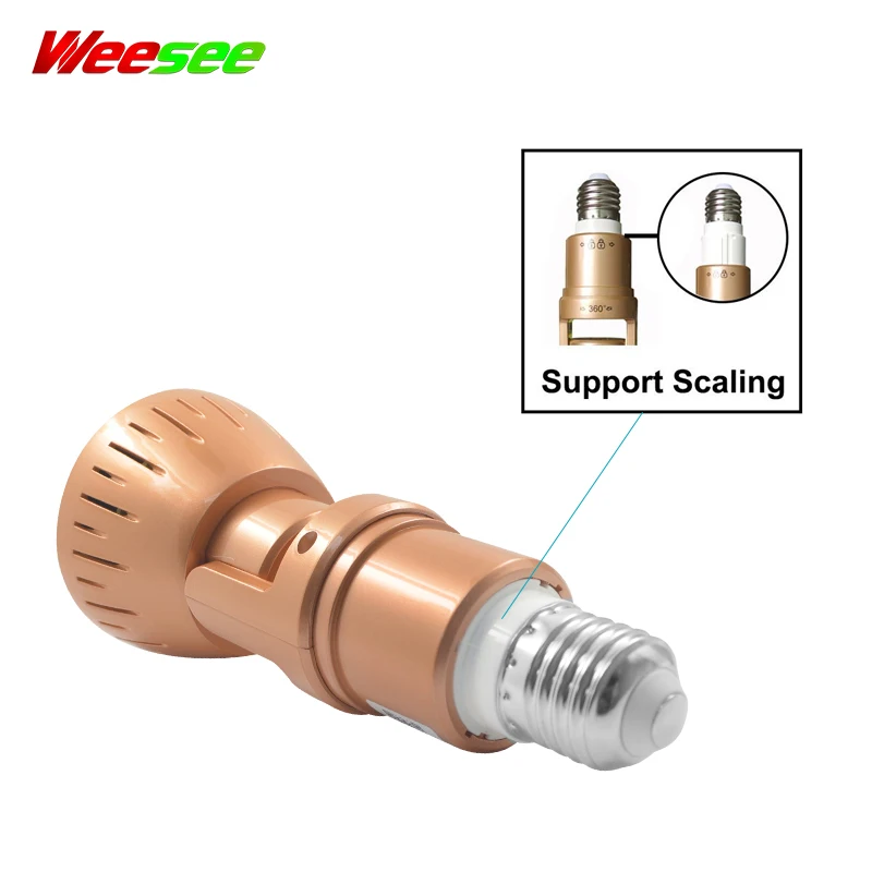 Weesee High quality V380 1080P 5MP Fisheye P2P Two way audio Bulb VR Indoor WIFI Wireless 360° Smart IP CCTV Camera | Безопасность и