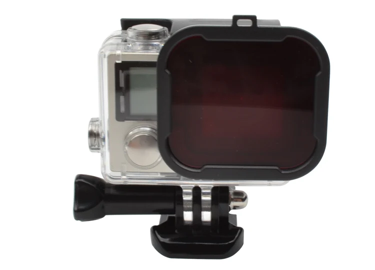 Фильтр для подводного погружения Go Pro Hero 3 +/4 желтый красный фиолетовый серый