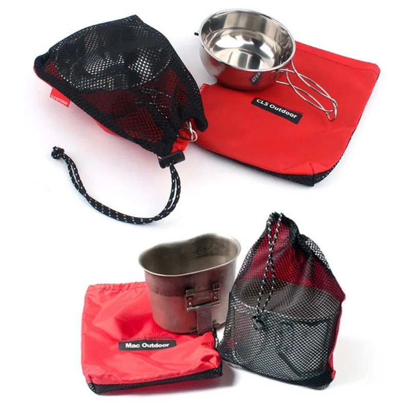 5 шт./компл. спортивная сумка для хранения на шнурке улицы сверхлегкая Сетчатая